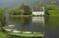 Rowing boats at Gougane Barra, Co. Cork